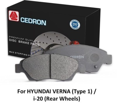 Cedron CD-139 Rear Brake pads for Hyundai Verna / i20 (Rear Wheels) Vehicle Disc Pad(Pack of 4)