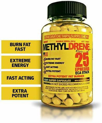 cloma pharma METHYLDRENE 25 ORIGINAL FAT LOSS SUPPLEMENT FOR MEN(100 No)