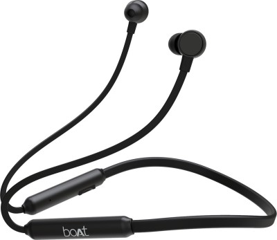 boAt 103 Wireless Bluetooth Headset(Active Black, In the Ear)