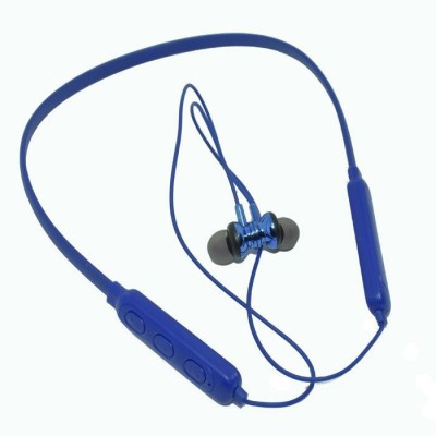 Worricow Best Wireless Earphone with Mic Sports Headphone Bluetooth Headset(Blue, In the Ear)