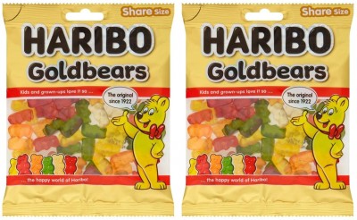 Haribo Goldbears Share Size Jellie 140g Pack Of 2 Regular Jelly Candy(2 x 140 g)