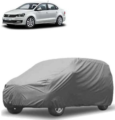 QualityBeast Car Cover For Volkswagen Vento (Without Mirror Pockets)(Grey)