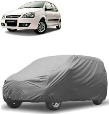 QualityBeast Car Cover For Tata Indica V2 (Without Mirror Pockets)(Grey)