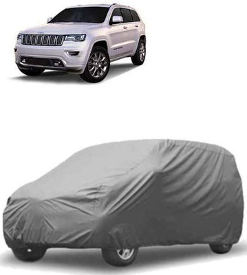 MotohunK Car Cover For Mahindra Jeep (Without Mirror Pockets)(Grey)