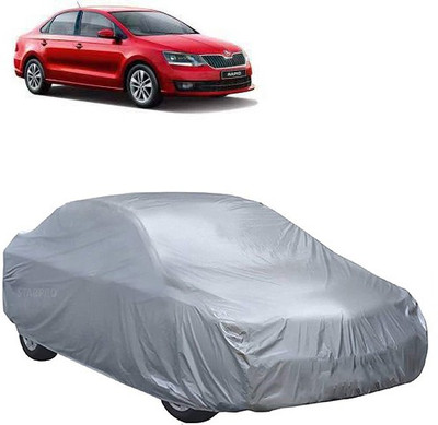 MotohunK Car Cover For Skoda Rapid (Without Mirror Pockets)(Grey)