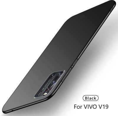 SPL Back Cover for VIVO V19(Black, Shock Proof, Pack of: 1)