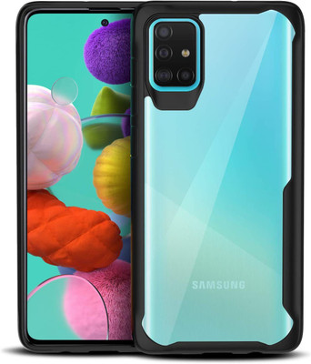 JPACC Bumper Case for SAMSUNG GALAXY A71(Transparent, Black, Shock Proof)