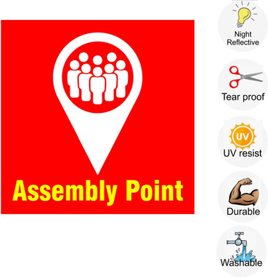 pilot18 Assembly point Emergency Sign(Reflective Sign)