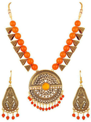 PANKSHRI ENTERPRISE Stone, Alloy Multicolor Jewellery Set(Pack of 1)