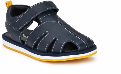 Tuskey Boys Velcro Strappy Sandals(Blue , 12 - 13 Years)