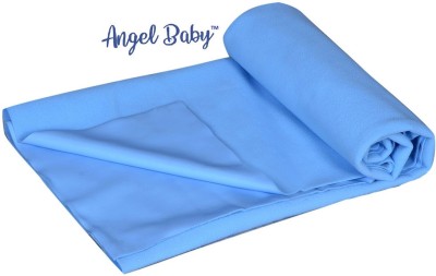 Angel Baby Cotton Baby Bed Protecting Mat(Sky Blue, Small)