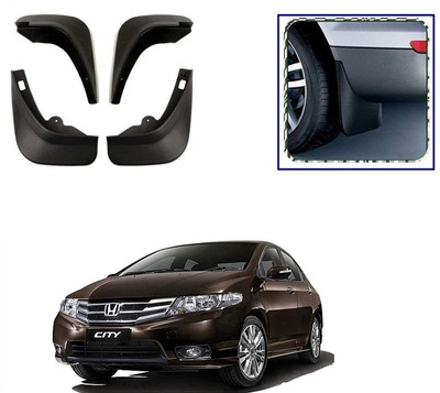 Grownshine Rear Mud Guard, Front Mud Guard For Honda New City i-VTEC NA(Black)