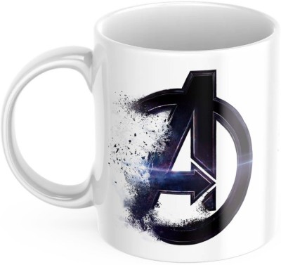 purezento Avengers logo marvel series superheroes captain america iron man thor Ceramic Coffee Mug(350 ml)