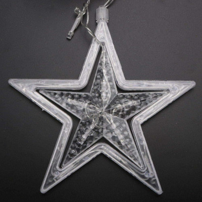 WunderVoX 138 LEDs 2.7 m Transparent Steady, Flickering Star Rice Lights(Pack of 1)