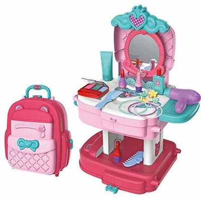 Shivdra traders 30 PCS CUTE DRESSER SUIT CASE MAKE UP KIT FOR THE KIDS