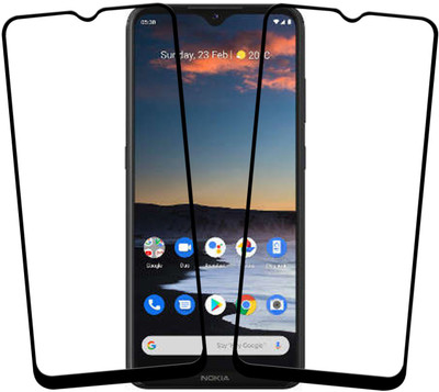 VAlight Edge To Edge Tempered Glass for Nokia 5.3(Pack of 2)
