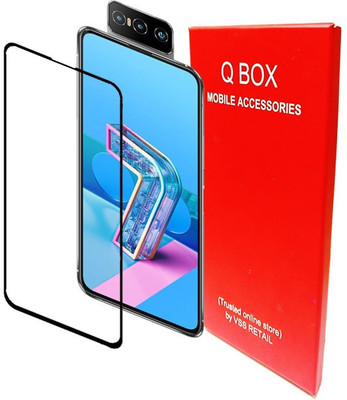 Q Box Edge To Edge Tempered Glass for Asus Zenfone 7(Pack of 1)