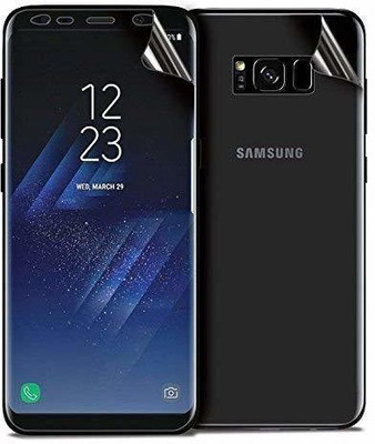 Casesily Front and Back Screen Guard for Samsung Galaxy S8 Edge to Edge Soft Gel Nano Screen Protector (Not Tempered Glass)(Pack of 2)
