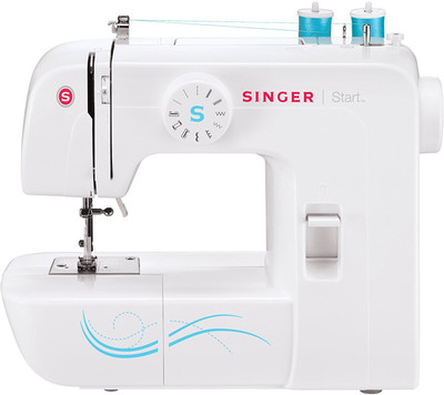 Singer 1304 Start Sewing Machine with 6 Built-In Stitches, Free Arm Sewing Machine - Best Sewing Machine for Beginner By AA Retails. Electric Sewing Machine( Built-in Stitches 6)