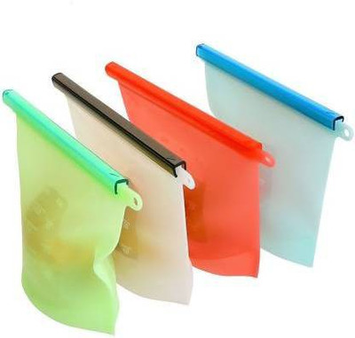 sell net retail Silicone Storage Pouch(Pack of 4)