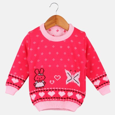 Fit N Fame Full Sleeve Printed Baby Girls Sweatshirt