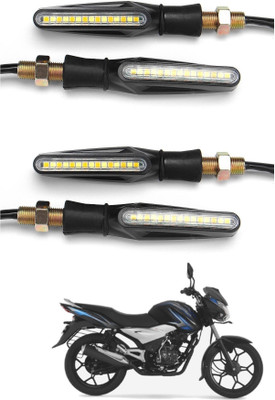 AuTO ADDiCT Front, Rear, Side LED Indicator Light for Bajaj Discover 150(Yellow)