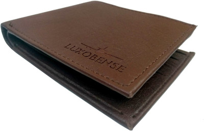 LUXOBENSE Men Maroon Artificial Leather Wallet(9 Card Slots)