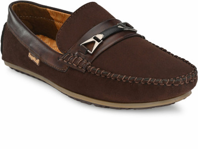 EEGO ITALY Stylish And Comfortable Summer Loafers For Men(Brown , 6)