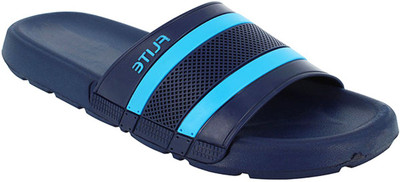 FLITE Men Men flite slide, waterproof, lightweight, extra soft and comfortable Slippers(Blue , 9)