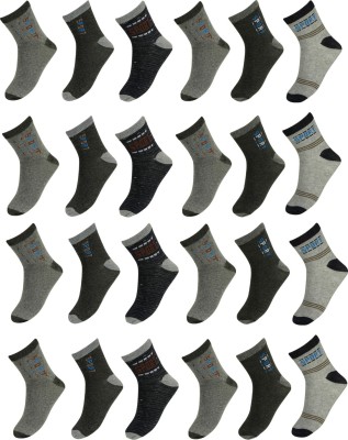 Win Classic Unisex Self Design Ankle Length(Pack of 12)