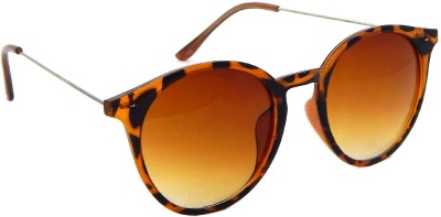 Els Round Sunglasses(For Men & Women, Brown)