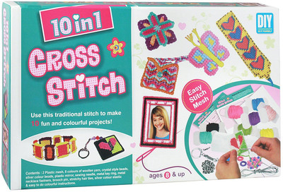 Jayaansh Traders 10 in 1 Cross Stitch Kit