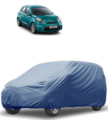 MotohunK Car Cover For Nissan Micra (Without Mirror Pockets)(Blue)