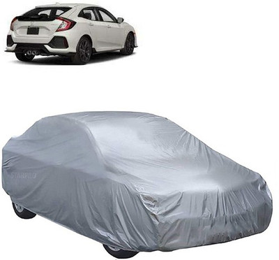 MotohunK Car Cover For Honda Civic (Without Mirror Pockets)(Grey)