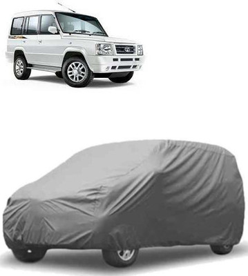 MotohunK Car Cover For Tata Sumo Gold (Without Mirror Pockets)(Grey)
