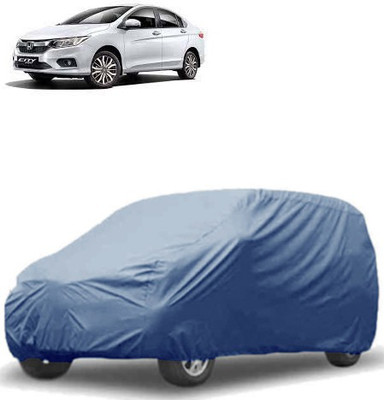 MotohunK Car Cover For Honda City ZX (Without Mirror Pockets)(Blue)