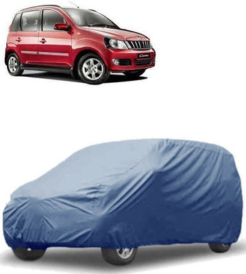 MotohunK Car Cover For Mahindra Quanto (Without Mirror Pockets)(Blue)