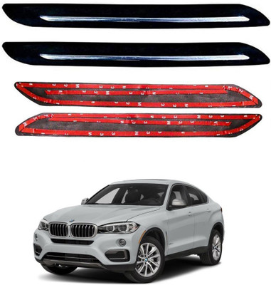 Oshotto Rubber Car Bumper Guard(Black, Pack of 4, BMW, X6)