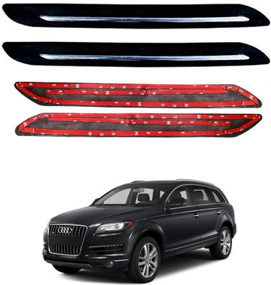 Oshotto Rubber Car Bumper Guard(Black, Pack of 4, Audi, Q7)
