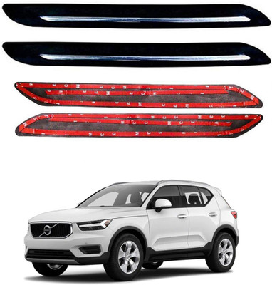 Oshotto Rubber Car Bumper Guard(Black, Pack of 4, Volvo, V40)