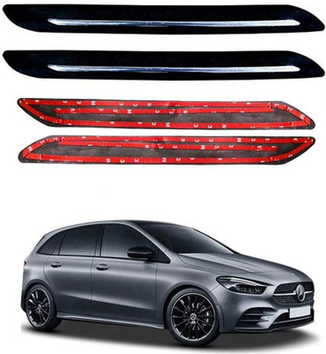 Oshotto Rubber Car Bumper Guard(Black, Pack of 4, Mercedes Benz, B-Class)