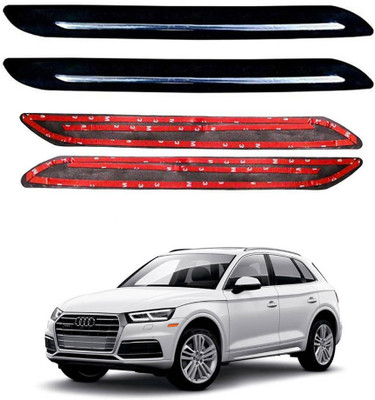 Oshotto Rubber Car Bumper Guard(Black, Pack of 4, Audi, Q5)