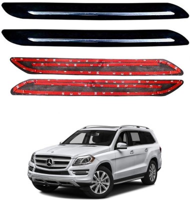 Oshotto Rubber Car Bumper Guard(Black, Pack of 4, Mercedes Benz, GL-Class)