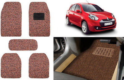 Auto Kite Plastic, PVC, Vinyl Standard Mat For  Renault Pulse(Brown)