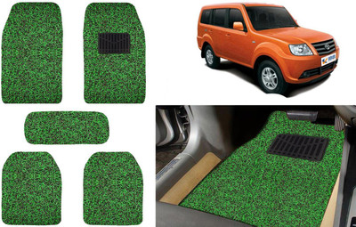 Auto Kite Plastic, PVC, Vinyl Standard Mat For  Tata Grand Dicor(Green, Black)