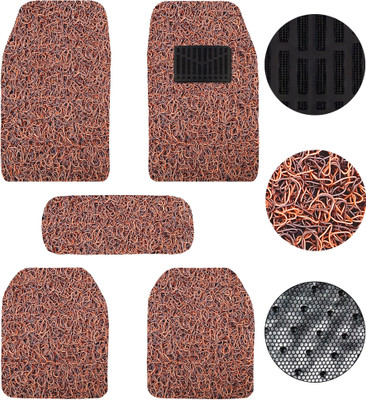 Auto Kite Plastic, PVC, Vinyl Standard Mat For  Volvo Universal For Car(Brown)