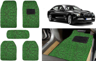 Auto Kite Plastic, PVC, Vinyl Standard Mat For  BMW 730d(Green, Black)