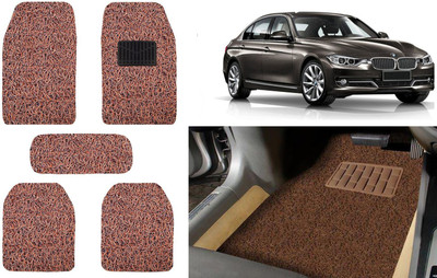 Auto Kite Plastic, PVC, Vinyl Standard Mat For  BMW 3 Series(Brown)