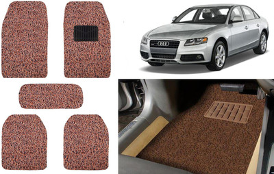Auto Kite Plastic, PVC, Vinyl Standard Mat For  Audi A4(Brown)
