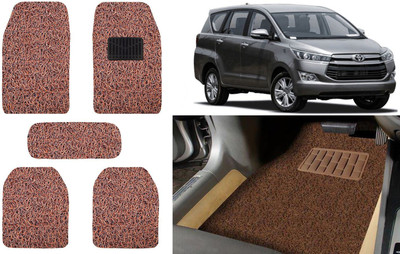 Auto Kite Plastic, PVC, Vinyl Standard Mat For  Toyota Innova Crysta(Brown)